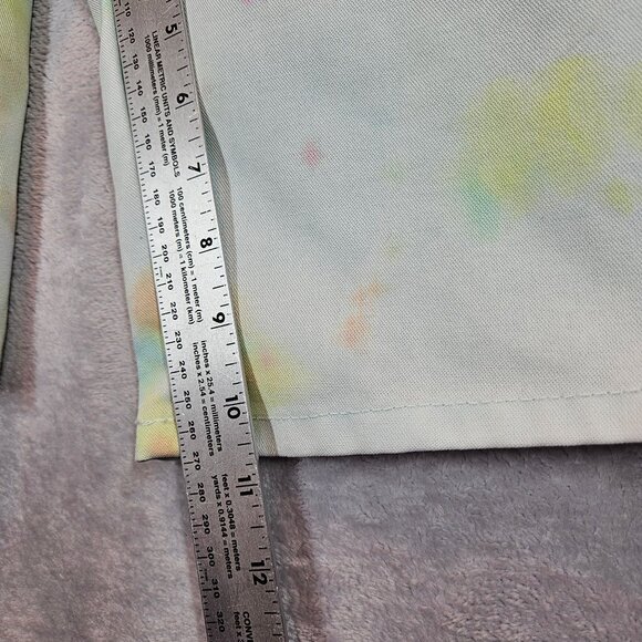 Dickies Pastel Tie Dye Cargo Shorts Womens 34 Multi Color Cotton Blend Bermuda - Picture 5 of 12